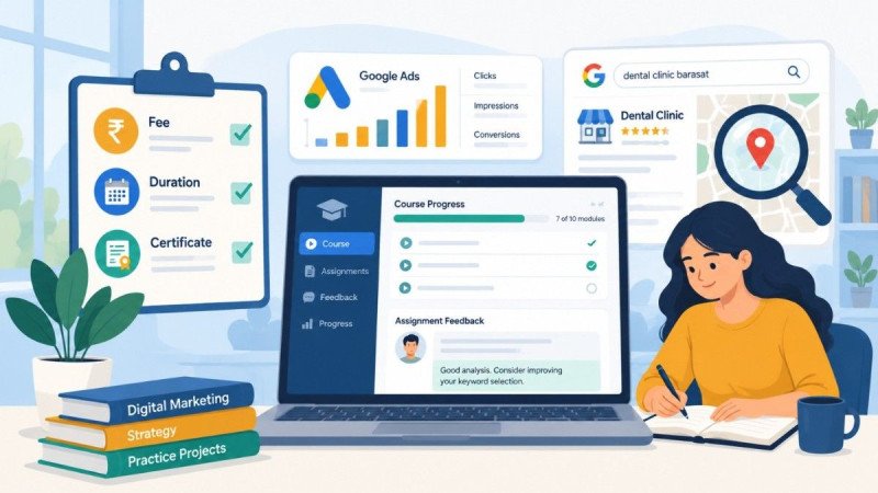 How to Compare Digital Marketing Courses: Fees, Projects and Certificates